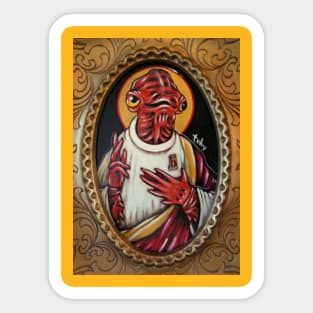 Saint Ackbar Sticker